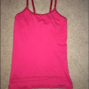 bright pink patagonia tank